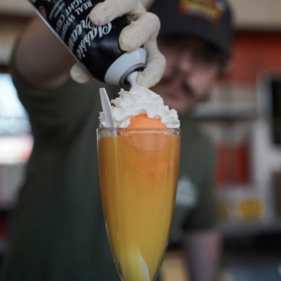 orangeade float.