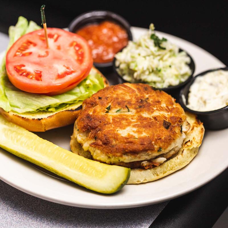 Homemade Crab Cake Sandwich photo