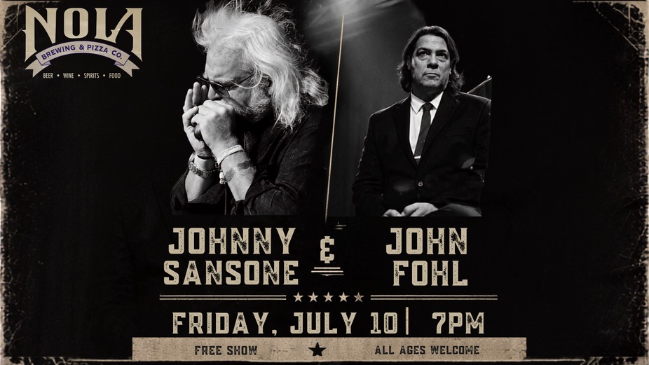 FREE LIVE MUSIC:  Johnny Sansone & John Fohl event photo