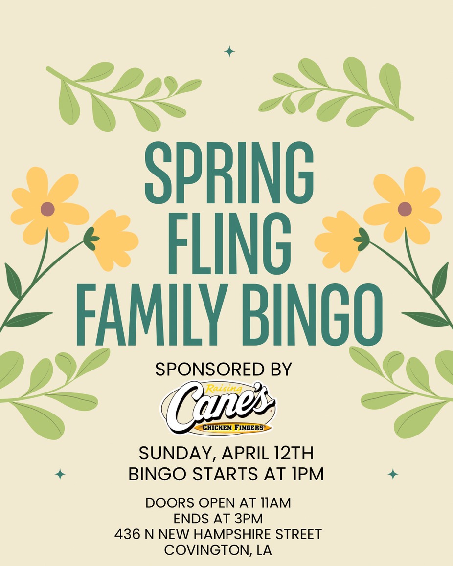 Family Bingo sponsored by Raising Canes event photo