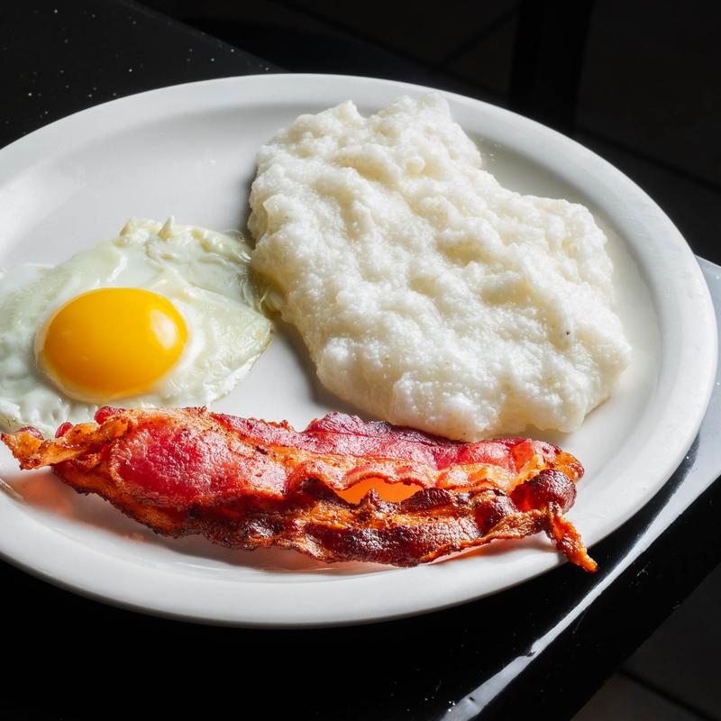 menu item 3 of 7, 1 Egg w/ 2 Bacon