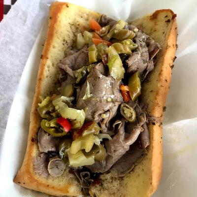 Italian Beef sandwich.