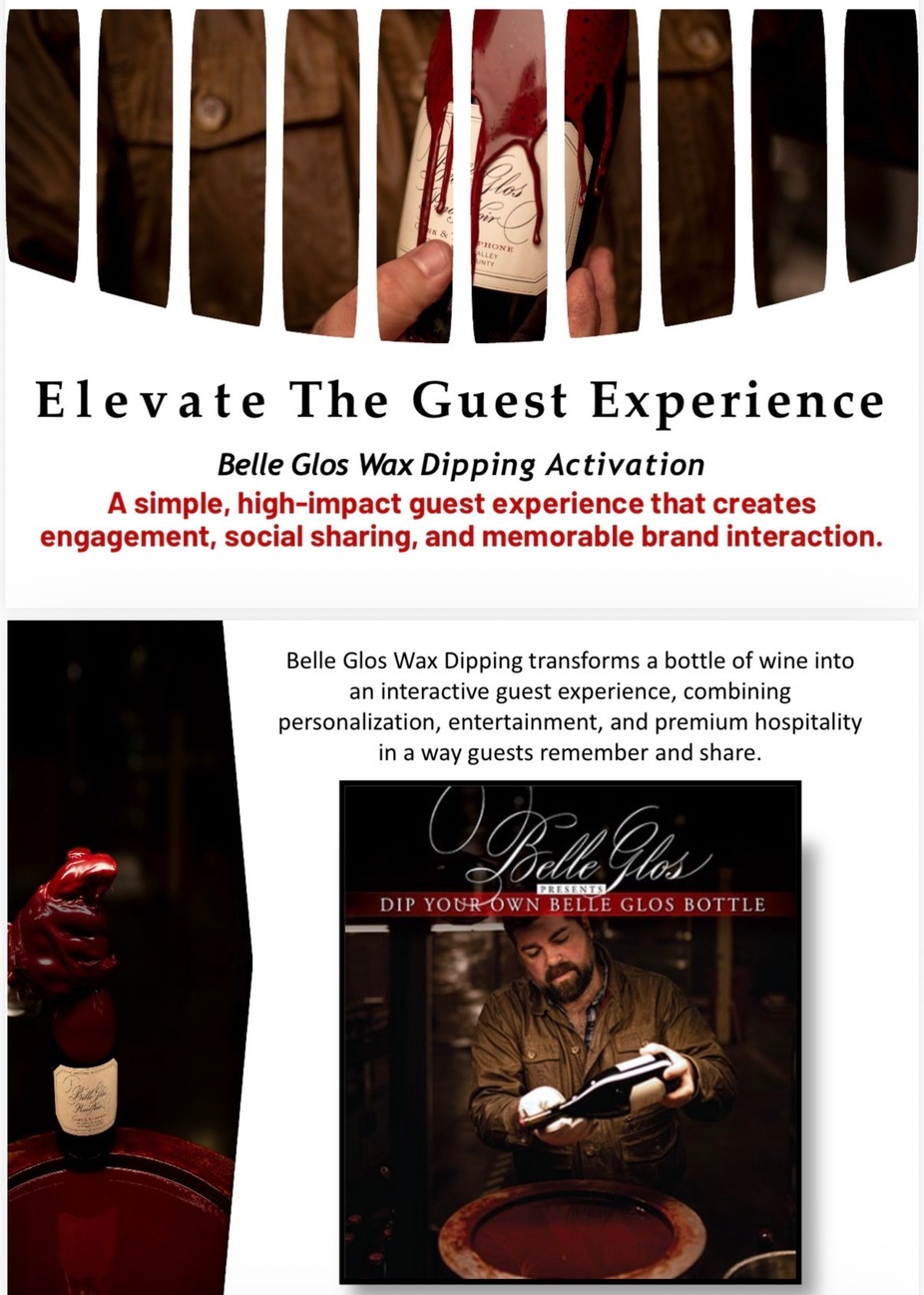 Belle Glos Wax Dipping Experience event photo