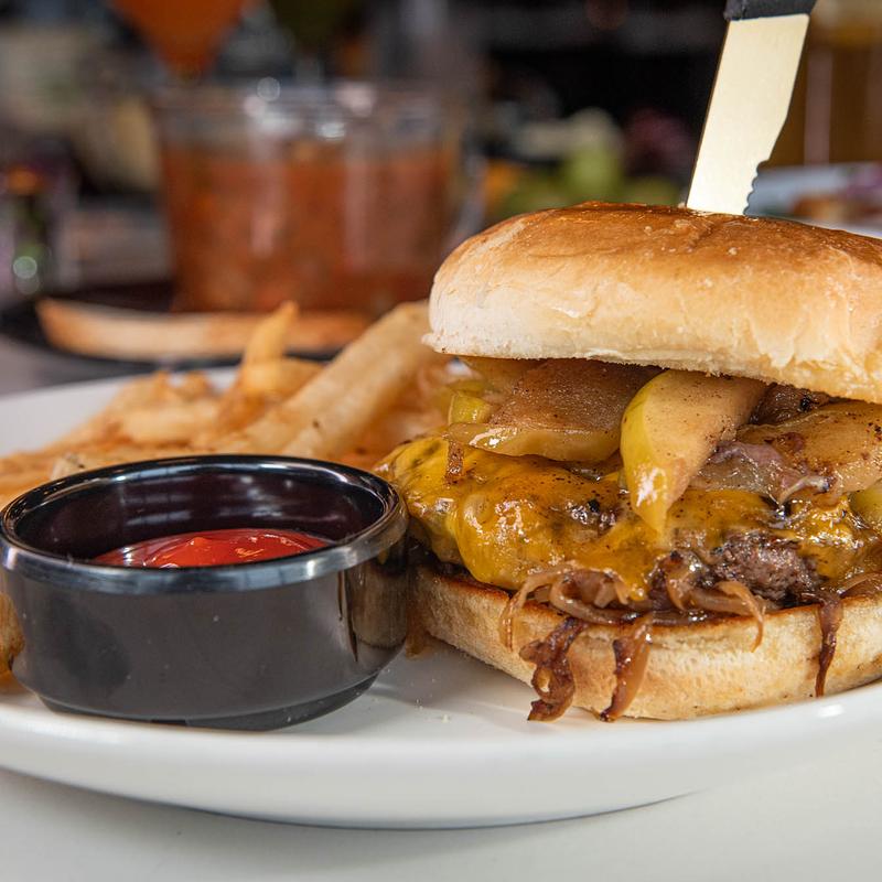 Apple Cheddar Burger photo