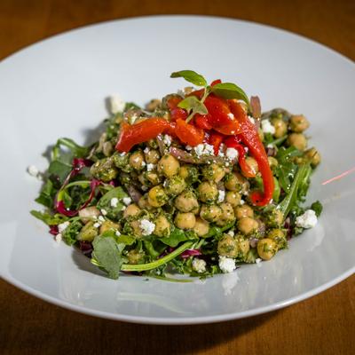 Chickpea salad.