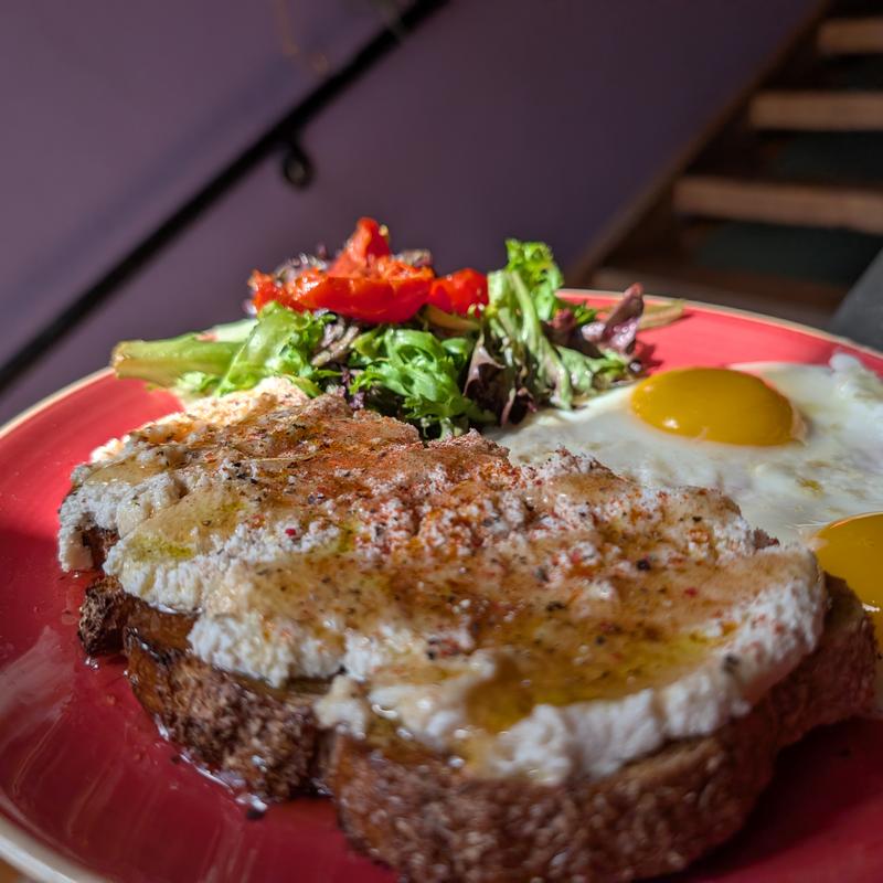 Whipped Brown Butter Ricotta Toast 🍞✨ photo