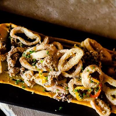 Crispy calamari.