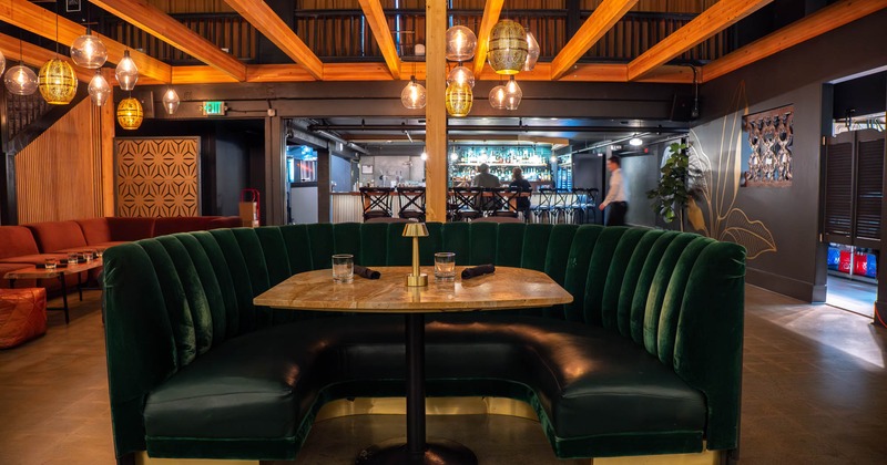 Interior seating area