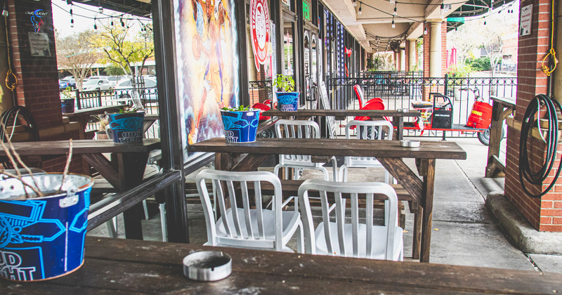 Exterior, sitting area