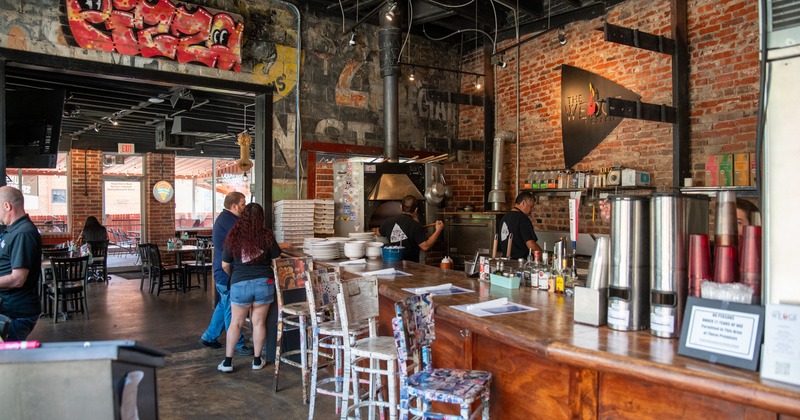 Diner area and bar