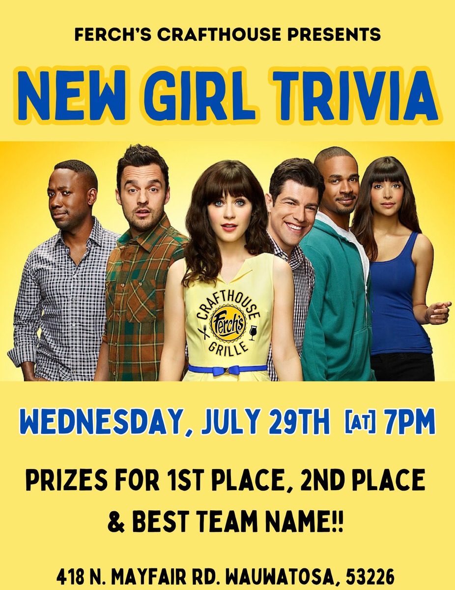 New Girl Trivia!!! event photo