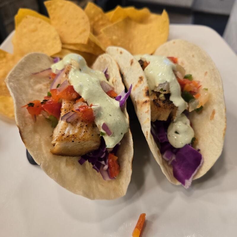 2 Blackened Mahi Tacos photo