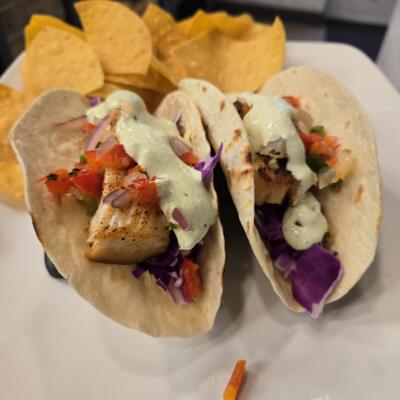 2 Blackened Mahi Tacos photo