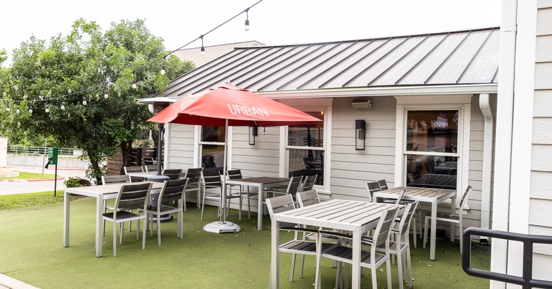 Outdoor seating area