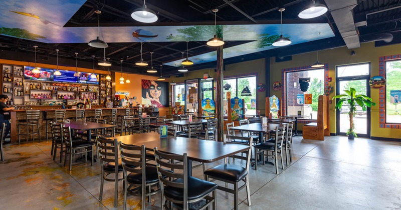 Interior, main dining area