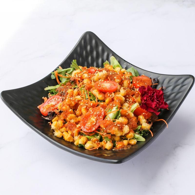 menu item 5 of 54, Corn Tempura Salad