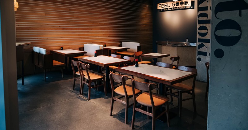 Interior, dining area