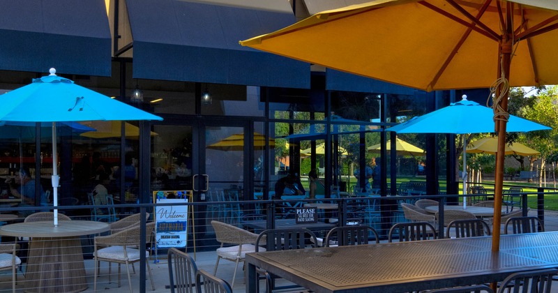 Exterior seating area