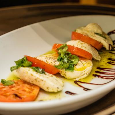 Caprese salad.