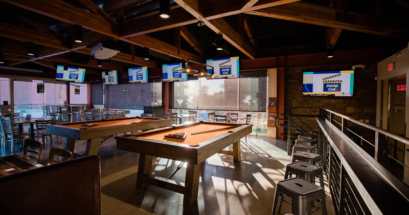 Pool table, interior
