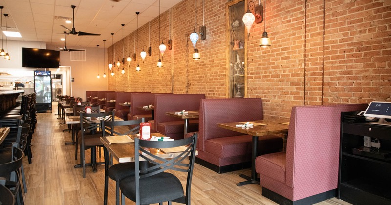 Seating area waiting for the guests