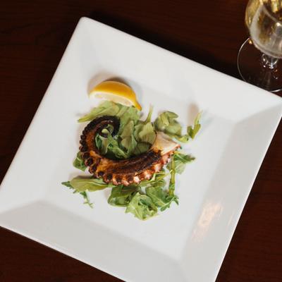 Grilled octopus.