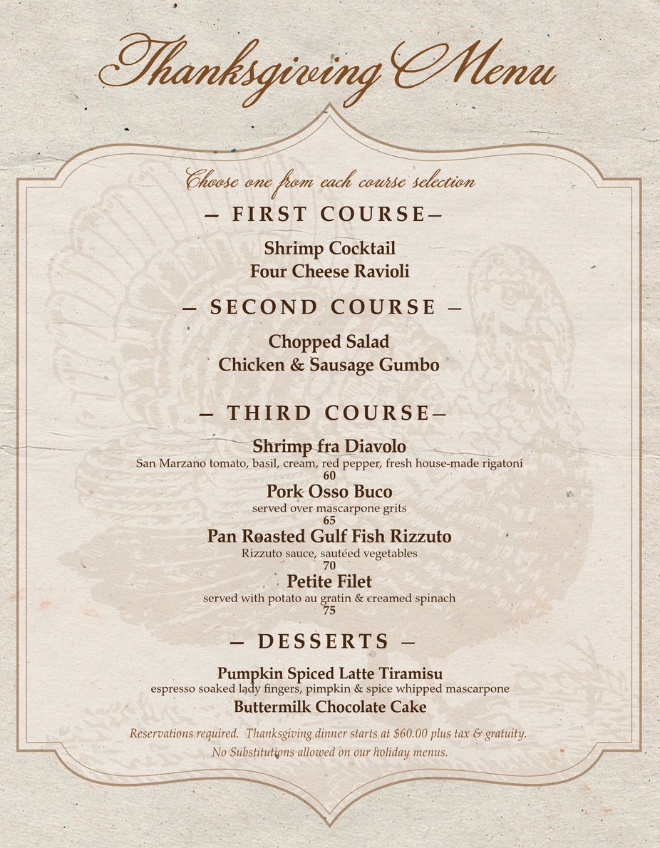 Thanksgiving event photo