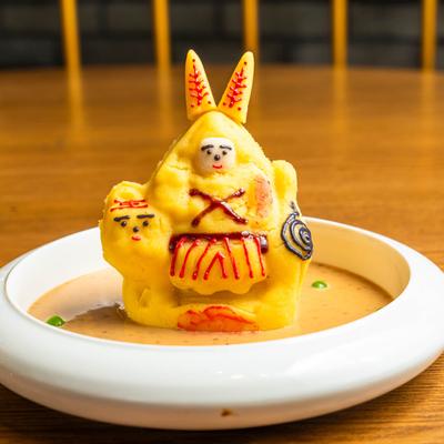 Mister Rabbit Mashed Potato.