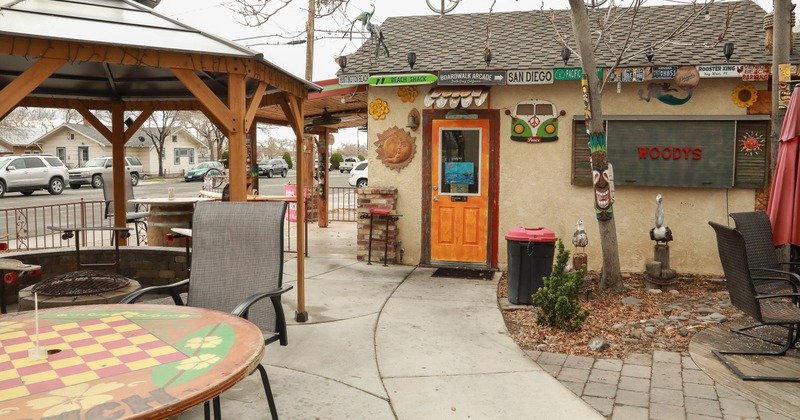 Exterior, patio, entrance