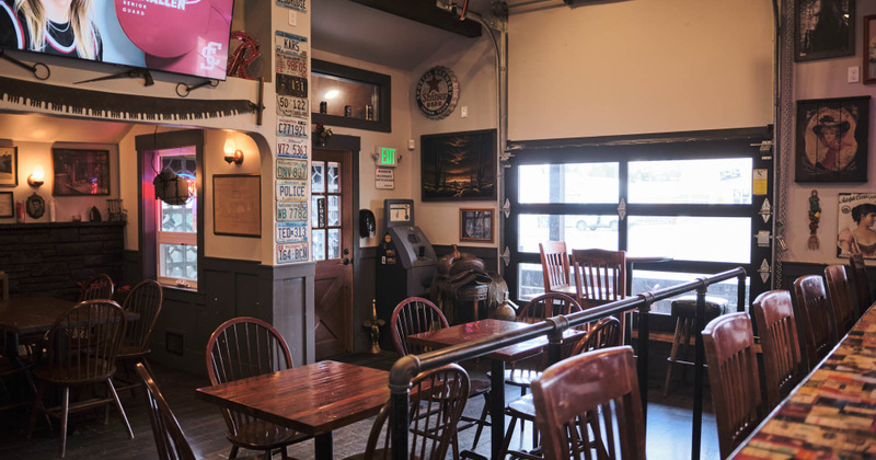 Interior, dining area