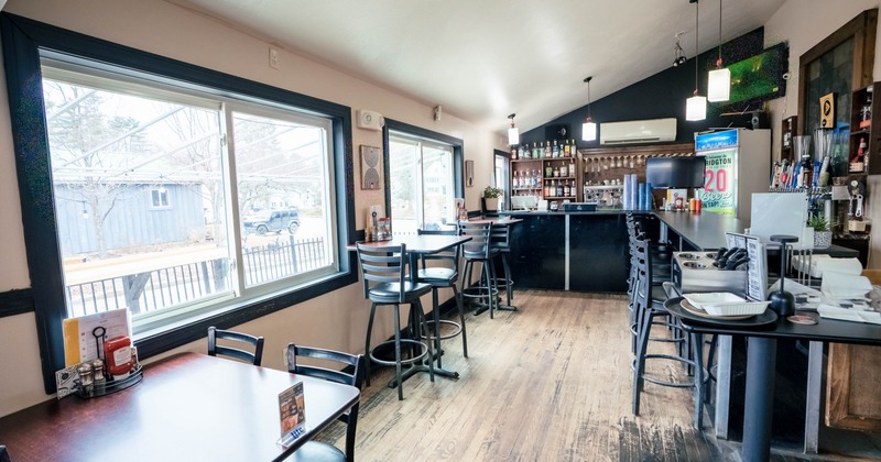 Dining and bar areas