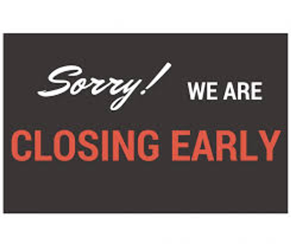 Closing at 4pm event photo