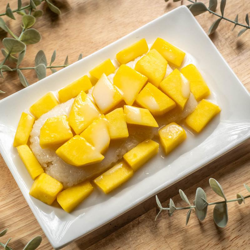 menu item 9 of 9, Sweet Rice with Mango
