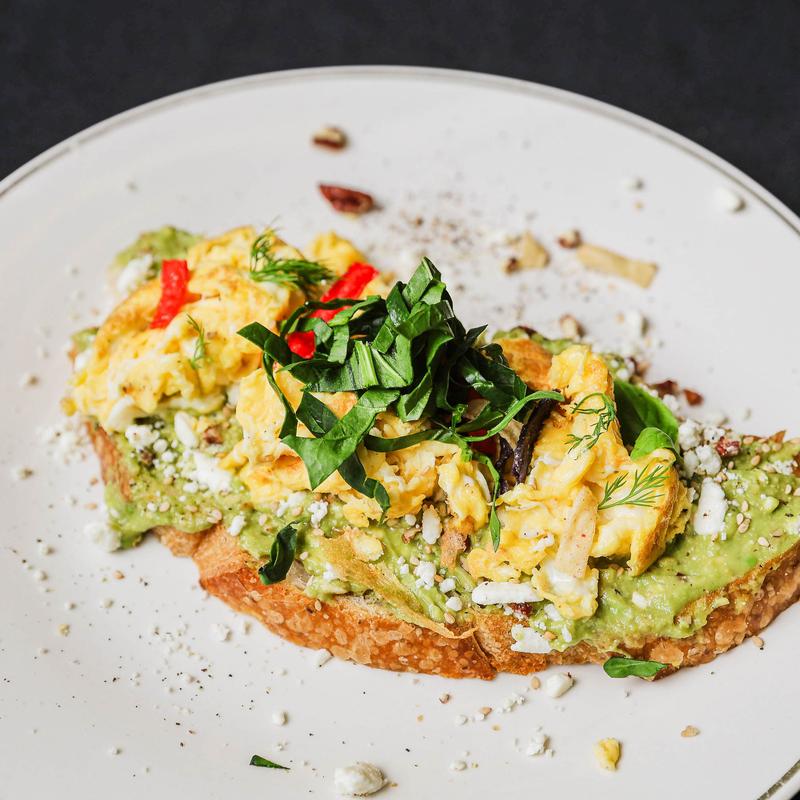 menu item 1 of 7, Avocado Toast