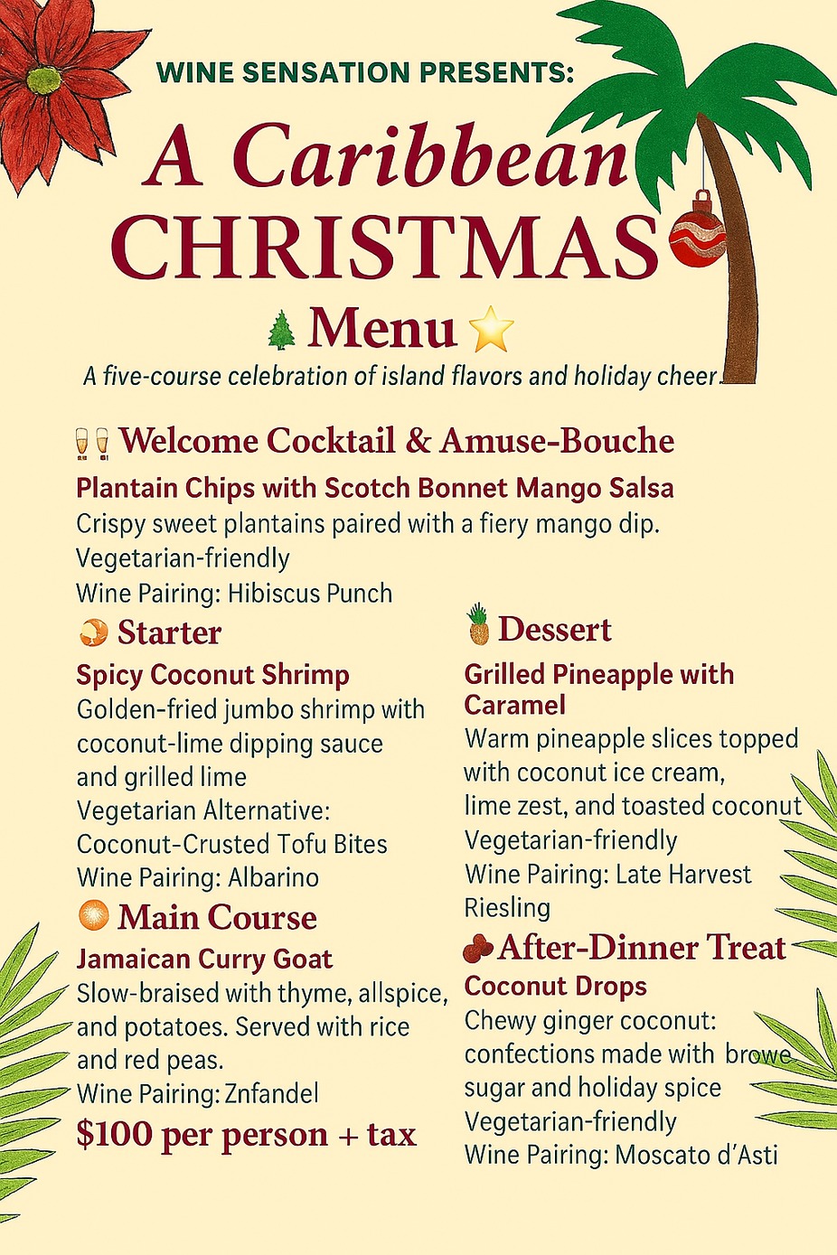 A Caribbean Christmas event photo