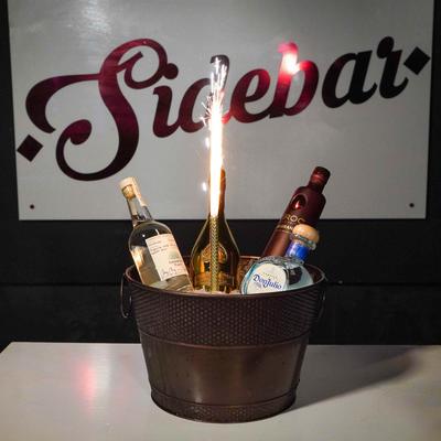 Tavern beverage bucket.