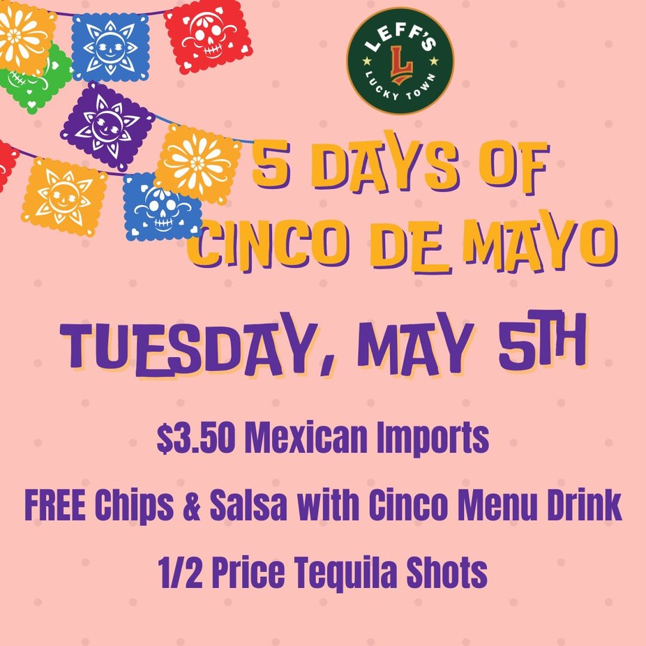 5 Days of Cinco - May 5th event photo