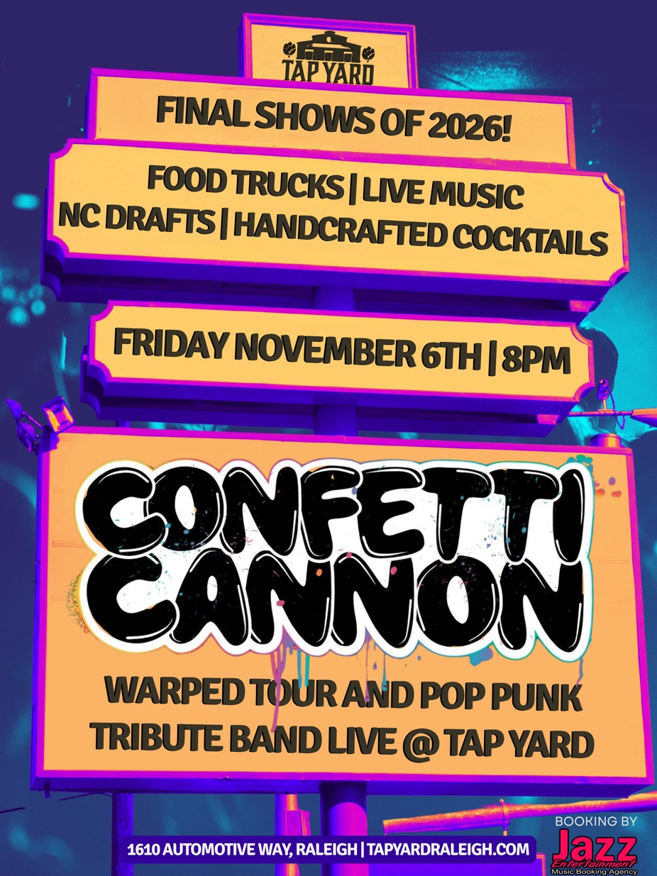 Confetti Cannon - Warped Tour and Pop Punk Tribute Band LIVE @ Tap Yard event photo
