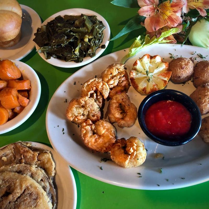 Fried Shrimp & Hushpuppies photo