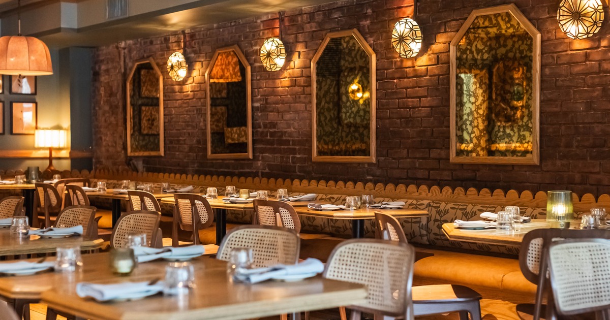 Interior, dining area