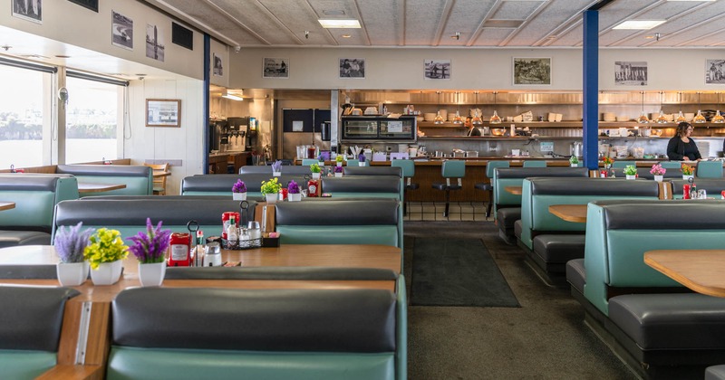 Interior, dining area