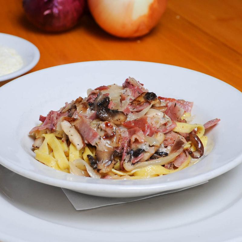 Prosciutto and Mushroom Pasta photo