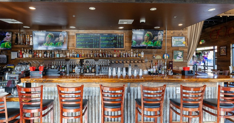 Interior, bar with stools