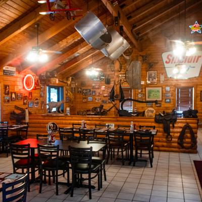 Interior, seating area.