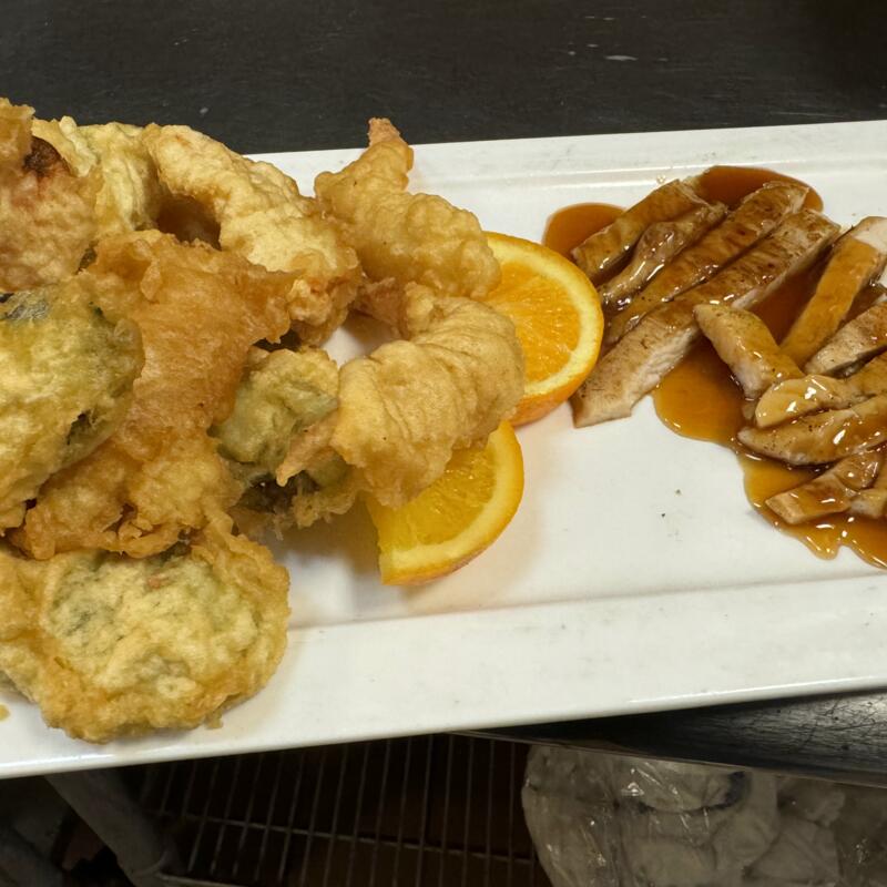 Tempura and Chicken Teriyaki Combo Lunch photo
