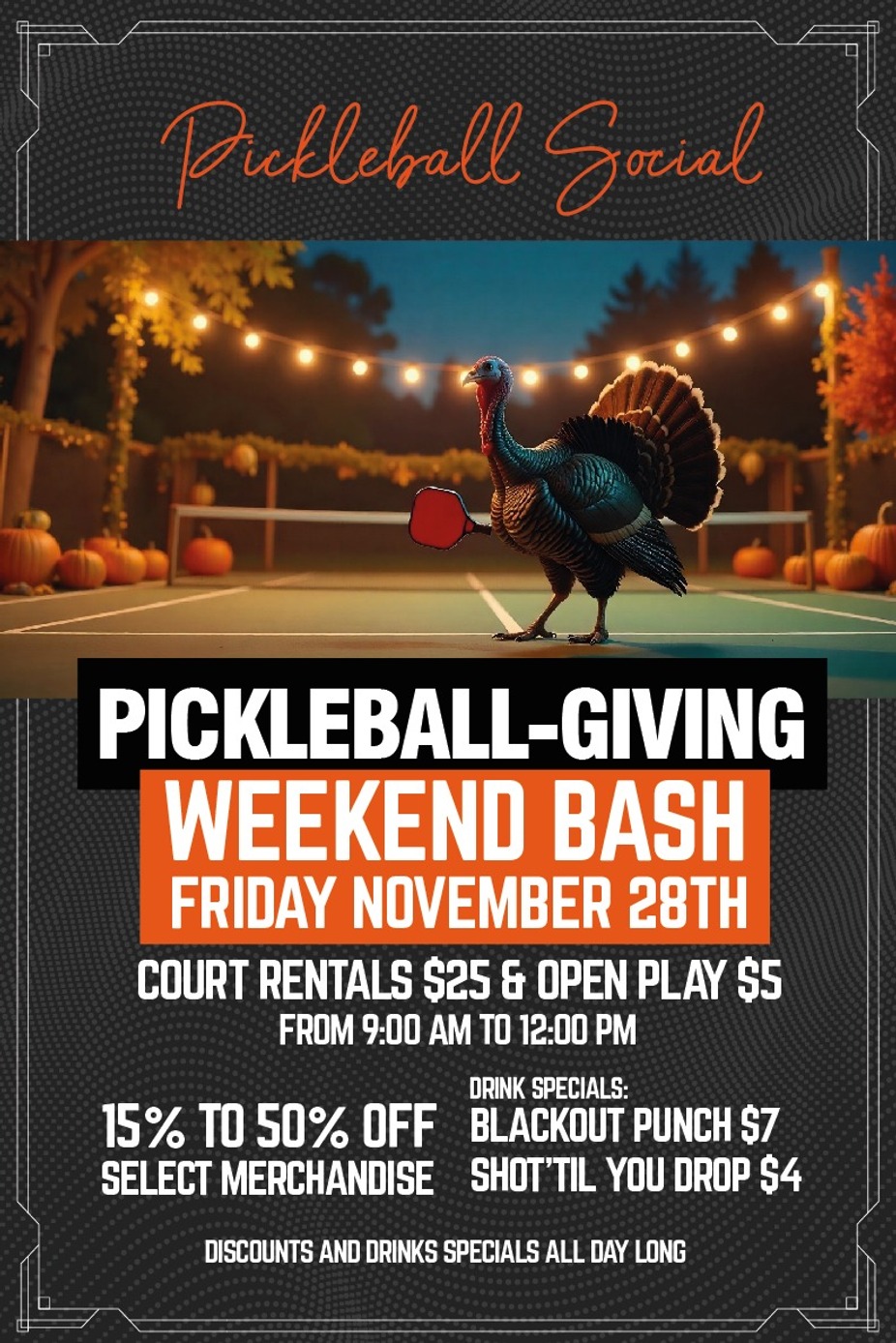 PICKLEBALL-GIVING event photo