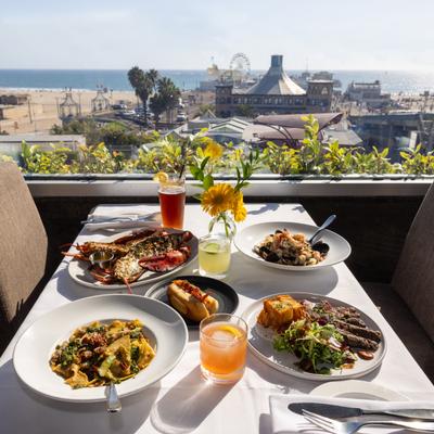 The Lobster has a broad range of non-seafood culinary dishes.  Sit by the vista window and experience the flavors..