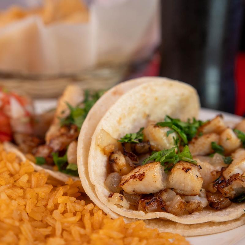 menu item 12 of 16, 58. Tacos de Pescado