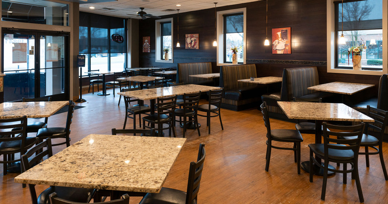 Interior, main dining area