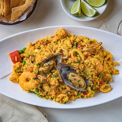Arroz Con Mariscos – Paella